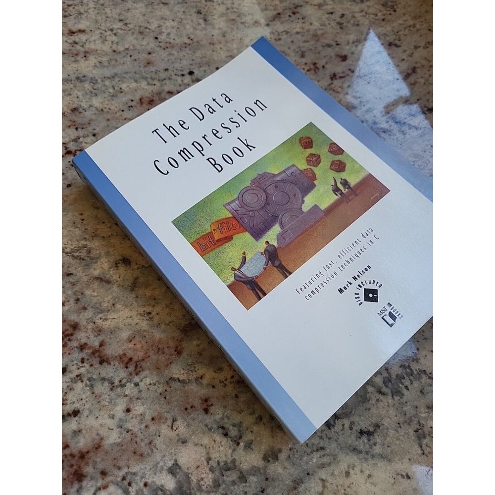 The Data Compression Book Paperback C Program System Hardware CS Coding Models - Picture 9 of 10